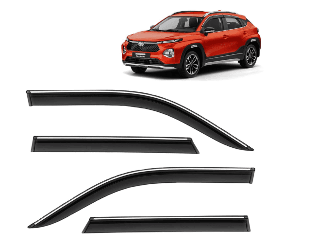 Chrome Lining Door Visor - Taisor & Fronx (Set of 4)