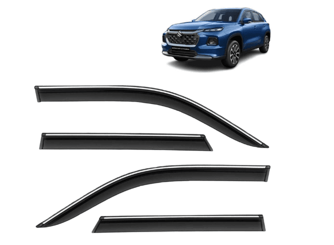 Chrome Lining Door Visor - Grand Vitara & Hyryder (Set of 6)