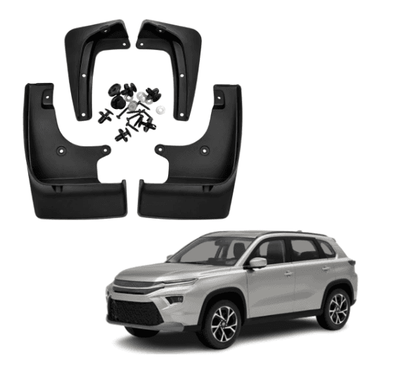 Mud Flap Guard Front and Rear for Maruti Suzuki Grand Vitara/ Toyota HYRIDER